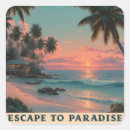 Search for tropical sunset stickers Vacation