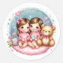 Search for new baby twins stickers Pink