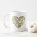 Search for gold glitter heart mugs Modern