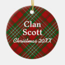 Search for red and green plaid christmas tree decorations Tartan