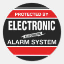 Search for alarm stickers Safety