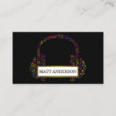 Search for sound engineer business cards Studio