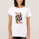 Search for poker queen tshirts Queen of hearts