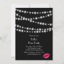 Search for classy hens party invitations Black and white