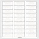 Search for tan return address labels Minimalist