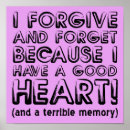 Search for forgetful posters Memory