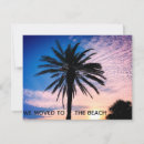 Search for palm tree moving announcement cards We've moved