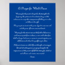 Search for world peace posters Prayer