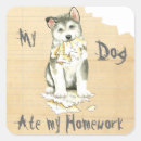Search for sled dog stickers Puppy