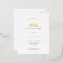 Search for glam 40th birthday invitations Fortieth