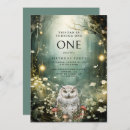 Search for owl 1st birthday invitations Wild one