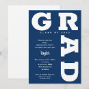 Search for blue and white graduation invitations Graduate