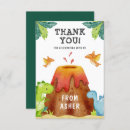 Search for dinosaur birthday thank you cards Volcano