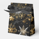 Search for snowflake favour boxes Black
