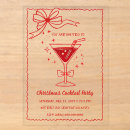 Search for cocktail christmas invitations Red