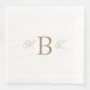 Search for gold and white wedding napkins Reception