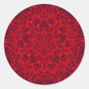 Search for red mandala stickers New age