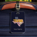 Search for texas luggage tags America