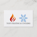 Search for heating business cards Construction