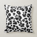 Search for faux fur cushions Black and white