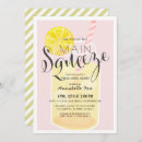 Search for pink lemonade bridal shower invitations Mason jar