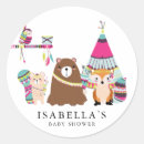 Search for modern fox stickers Baby shower