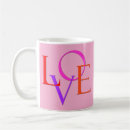 Search for love light mugs Pink