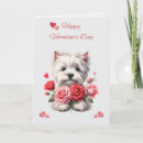 Search for westie valentines day cards Hearts