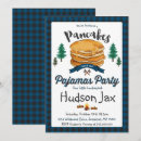 Search for pancakes birthday invitations Pancakes and pyjamas