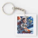 Search for space astronaut key rings Rocket