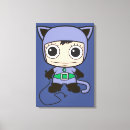 Search for mini canvas prints Cat woman