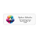 Search for poodle return address labels Animal lover