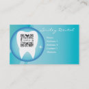 Search for teeth business cards Blue