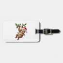 Search for christmas luggage tags Sloth