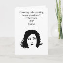 Search for growing older cards Over the hill