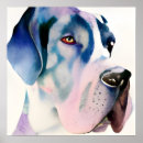 Search for great dane posters Watercolor
