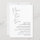 Search for then and now invitations Minimalist