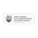 Search for cartoon network return address labels Rick and morty