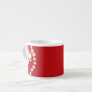 Search for red daisy mugs White