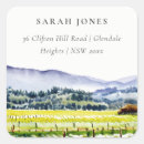 Search for winery wedding return address labels Watercolor