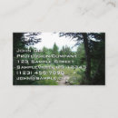 Search for grande business cards National park