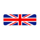 Search for uk flag return address labels Great britain