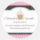 Search for cupcake packaging stickers Pink
