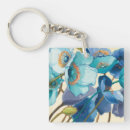 Search for blue shade key rings Floral