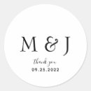 Search for script monogram wedding stickers Formal