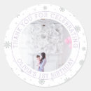 Search for purple snowflake stickers First birthday