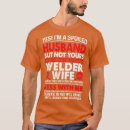 Search for welders wife tshirts Anniversary