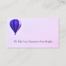 Search for balloon business cards Hot air balloon