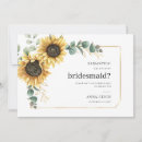 Search for sunflower bridesmaid cards Botanical