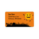 Search for graveyard return address labels Creepy